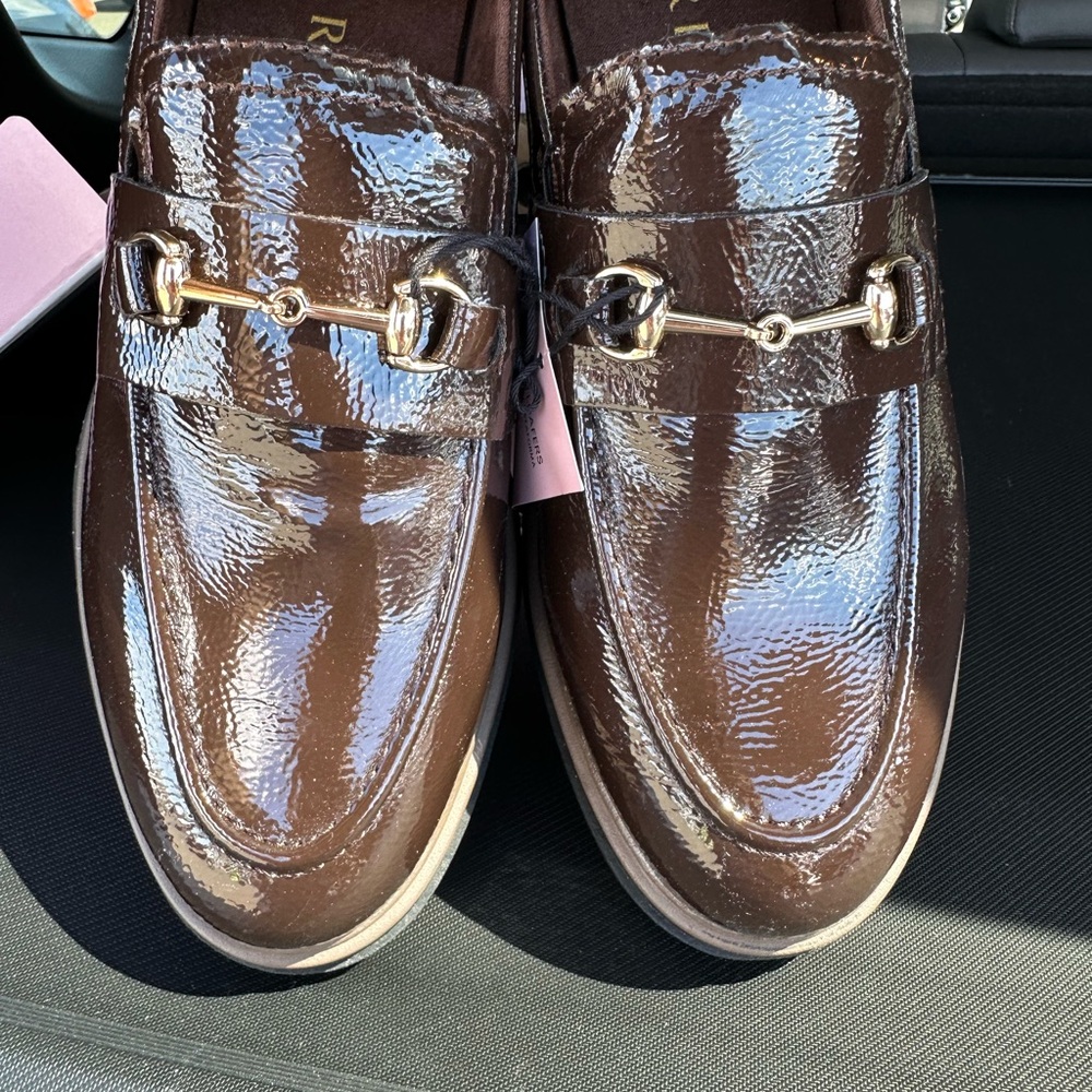 Ladies Platform Loafers , size 9